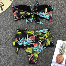 Load image into Gallery viewer, 2020 Printed High Waist Two-pieces Bikini Set