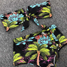 Load image into Gallery viewer, 2020 Printed High Waist Two-pieces Bikini Set