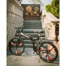 Load image into Gallery viewer, 26 Inch Folding Electric Mountain Bike Off-road Power Assisted Hidden Removable Battery