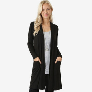 Women's Cardigans Single Breasted Puff Hooded Coat