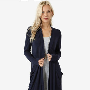 Women's Cardigans Single Breasted Puff Hooded Coat