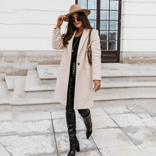 Load image into Gallery viewer, Autumn Winter Fashion Woolen Coat Slim Single Breasted Coat Overcoat