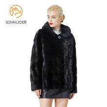 Load image into Gallery viewer, 2020 mink fur fashion women&#39;s coat jacket autumn and winter short fashion mink fur coat