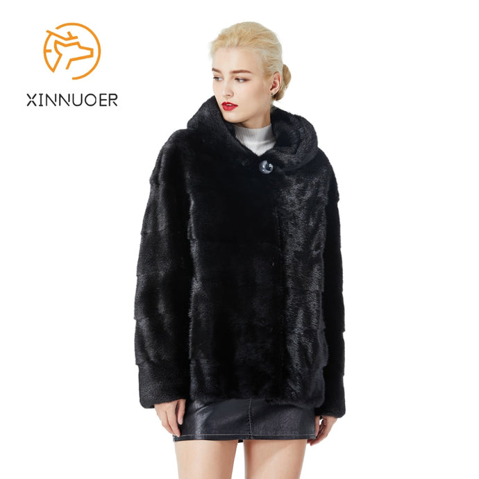 2020 mink fur fashion women's coat jacket autumn and winter short fashion mink fur coat