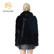 Load image into Gallery viewer, 2020 mink fur fashion women&#39;s coat jacket autumn and winter short fashion mink fur coat