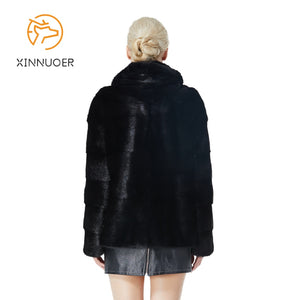 2020 mink fur fashion women's coat jacket autumn and winter short fashion mink fur coat