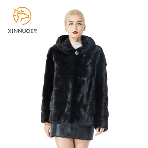 2020 mink fur fashion women's coat jacket autumn and winter short fashion mink fur coat