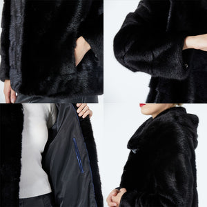 2020 mink fur fashion women's coat jacket autumn and winter short fashion mink fur coat