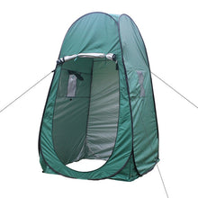 Load image into Gallery viewer, Portable Privacy Shower Toilet Camping Pop Up Outdoor Dressing Tent/photography Tent green &amp; blue