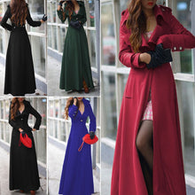 Load image into Gallery viewer, Woman Jackets Winter 2020 Trench Coat Overcoat Outwear