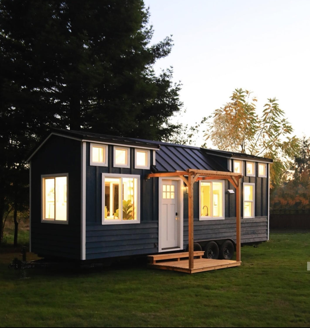 Rustic Small House Prefab Trailer