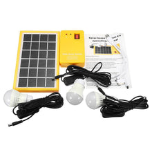 Load image into Gallery viewer, Solar Light Lithium Solar Power Panel Generator Kit Small Home System 3 LED Bulb Highlight Energy Saving Light Solar Lighting