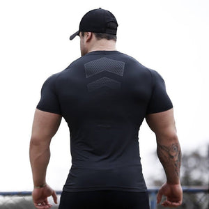 Men's Quick Dry Fitness Tees Sport Short Sleeves T-shirt