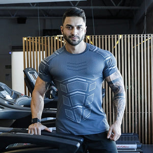 Men's Quick Dry Fitness Tees Sport Short Sleeves T-shirt