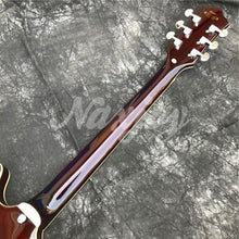 Load image into Gallery viewer, Grote Coffee Color Flame Maple Hollow Body Double F Holes Thin body Rosewood Fingerboard Jazzy