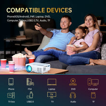Load image into Gallery viewer, VANKYO Mini Projector Supported 1920*1080P 170&#39;&#39; For Home With 40000 Hrs LED Lamp Life