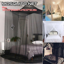 Load image into Gallery viewer, New Luxury Mosquito Net for Bed Canopy Queen/King Size 4-Way Entries Repelling Net