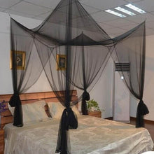 Load image into Gallery viewer, New Luxury Mosquito Net for Bed Canopy Queen/King Size 4-Way Entries Repelling Net