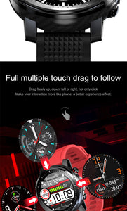 2021 LIGE IP68 Waterproof Smart Watch Men ECG Heart Rate Blood Pressure Monitor LED Flashlight Sports Fitness Tracker smartwatch