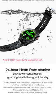 2021 LIGE IP68 Waterproof Smart Watch Men ECG Heart Rate Blood Pressure Monitor LED Flashlight Sports Fitness Tracker smartwatch