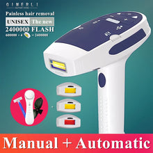 Load image into Gallery viewer, New 3 in 1 2400000 Flashes IPL Laser Hair Removal Machine Epilator Permanent Bikini Trimmer Electric