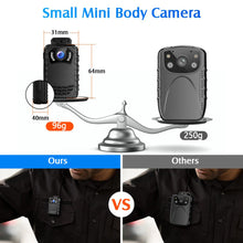 Load image into Gallery viewer, Mini Body Camera  Small Portable Night Vision Police Body Cam