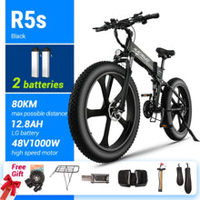 Load image into Gallery viewer, Electric Bike Max 50km/h 12.8ah 48v1000W Fat Tire Foldable Electronic Bike