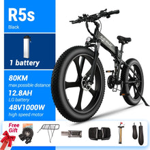 Load image into Gallery viewer, Electric Bike Max 50km/h 12.8ah 48v1000W Fat Tire Foldable Electronic Bike