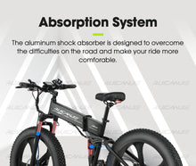 Load image into Gallery viewer, Electric Bike Max 50km/h 12.8ah 48v1000W Fat Tire Foldable Electronic Bike