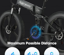 Load image into Gallery viewer, Electric Bike Max 50km/h 12.8ah 48v1000W Fat Tire Foldable Electronic Bike