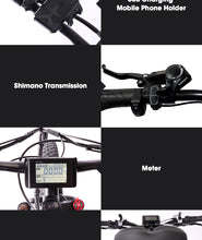 Load image into Gallery viewer, Electric Bike Max 50km/h 12.8ah 48v1000W Fat Tire Foldable Electronic Bike