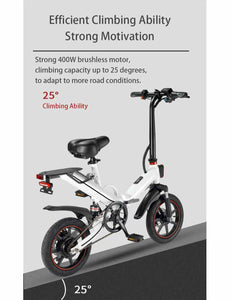 2021 NEW Niubility B14 Folding Electric Bicycle 400W Ebike 14 Inch 48V 15Ah 80KM range Adult Electric Bike