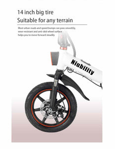 2021 NEW Niubility B14 Folding Electric Bicycle 400W Ebike 14 Inch 48V 15Ah 80KM range Adult Electric Bike