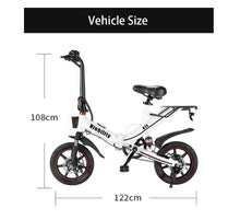 Load image into Gallery viewer, 2021 NEW Niubility B14 Folding Electric Bicycle 400W Ebike 14 Inch 48V 15Ah 80KM range Adult Electric Bike