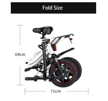 Load image into Gallery viewer, 2021 NEW Niubility B14 Folding Electric Bicycle 400W Ebike 14 Inch 48V 15Ah 80KM range Adult Electric Bike