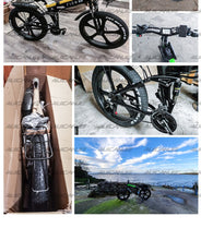 Load image into Gallery viewer, Electric Bike Max 50km/h 12.8ah 48v1000W Fat Tire Foldable Electronic Bike