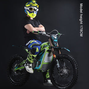 E-MOTOR Electric motorcycle 96V Peak 12000w Stealth electric mountain bike 120KM/H off-road motorcycle