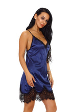 Load image into Gallery viewer, Nightgown Lace Lingerie Sleepwear Deep V-Neck