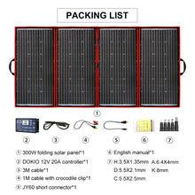 Load image into Gallery viewer, Dokio Flexible Foldable Solar Panel High Efficiency  Phone and Boat Portable 12V 80w 100w 150w 200w 300w Solar Panel Kit