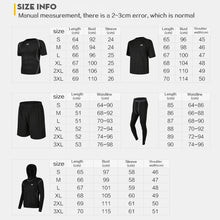 Load image into Gallery viewer, 5 Pcs/Set Men&#39;s Tracksuit Gym Fitness Compression Sports Suit Clothes Running Jogging Sport Wear Exercise Workout Tights