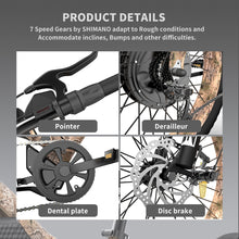 Load image into Gallery viewer, Electric Bike S18 1500W Mountain E bike 48V 15Ah Removable Lithium Battery 4.0 Fat Tire Ebike Beach Cruiser Bike