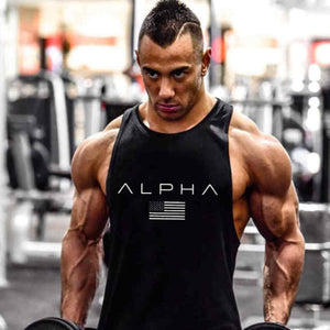 Men's Bodybuilding Fitness Workout Sportswear Tops