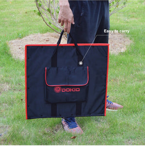 Dokio Flexible Foldable Solar Panel High Efficiency  Phone and Boat Portable 12V 80w 100w 150w 200w 300w Solar Panel Kit