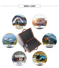 Load image into Gallery viewer, Dokio Flexible Foldable Solar Panel High Efficiency  Phone and Boat Portable 12V 80w 100w 150w 200w 300w Solar Panel Kit