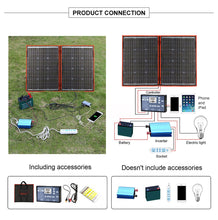 Load image into Gallery viewer, Dokio Flexible Foldable Solar Panel High Efficiency  Phone and Boat Portable 12V 80w 100w 150w 200w 300w Solar Panel Kit