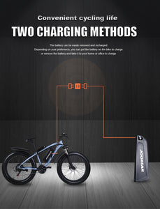 1000W Electric Bike Fat Tire Ebike 26inch Top Aluminum Alloy Outdoor Beach Mountain Bike Snow Bicycle Cycling JM02S Plus