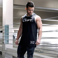 Load image into Gallery viewer, Men Tank Tops Patchwork Fitness Sleeveless Men Sportswear