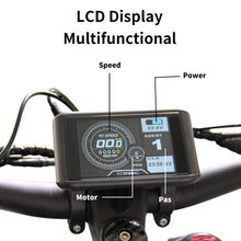 Load image into Gallery viewer, Electric Bike S18 1500W Mountain E bike 48V 15Ah Removable Lithium Battery 4.0 Fat Tire Ebike Beach Cruiser Bike