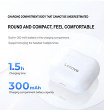 Load image into Gallery viewer, NEW Original Lenovo LP40 TWS Wireless Earphone Bluetooth 5.0 Dual Stereo Noise Reduction Bass Touch Control Long Standby