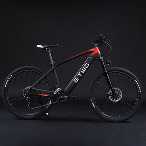 2021 CARBON FIBER ELECTRIC BICYCLE 350W 500W HYDRAULIC BRAKE MOUNTAIN BIKE  LCD LITHIUM BATTERY 27 SPEED